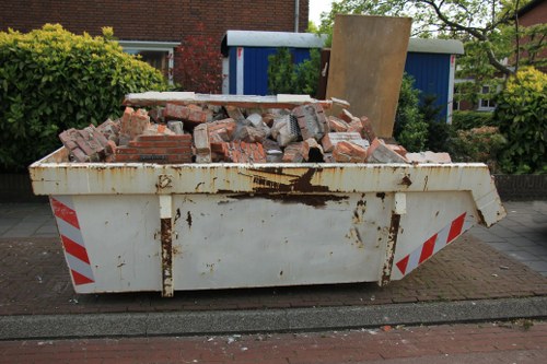 Professional flat clearance team at Barbican property