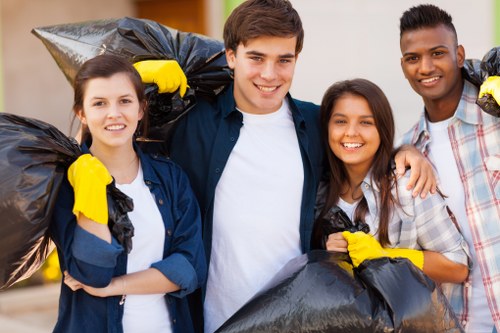 Business waste removal services in Barbican office setting